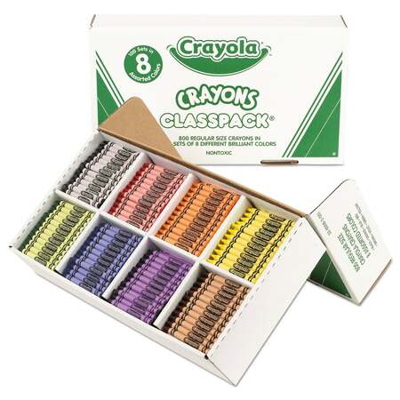Crayola Crayola Classpack Crayon, PK800 528008